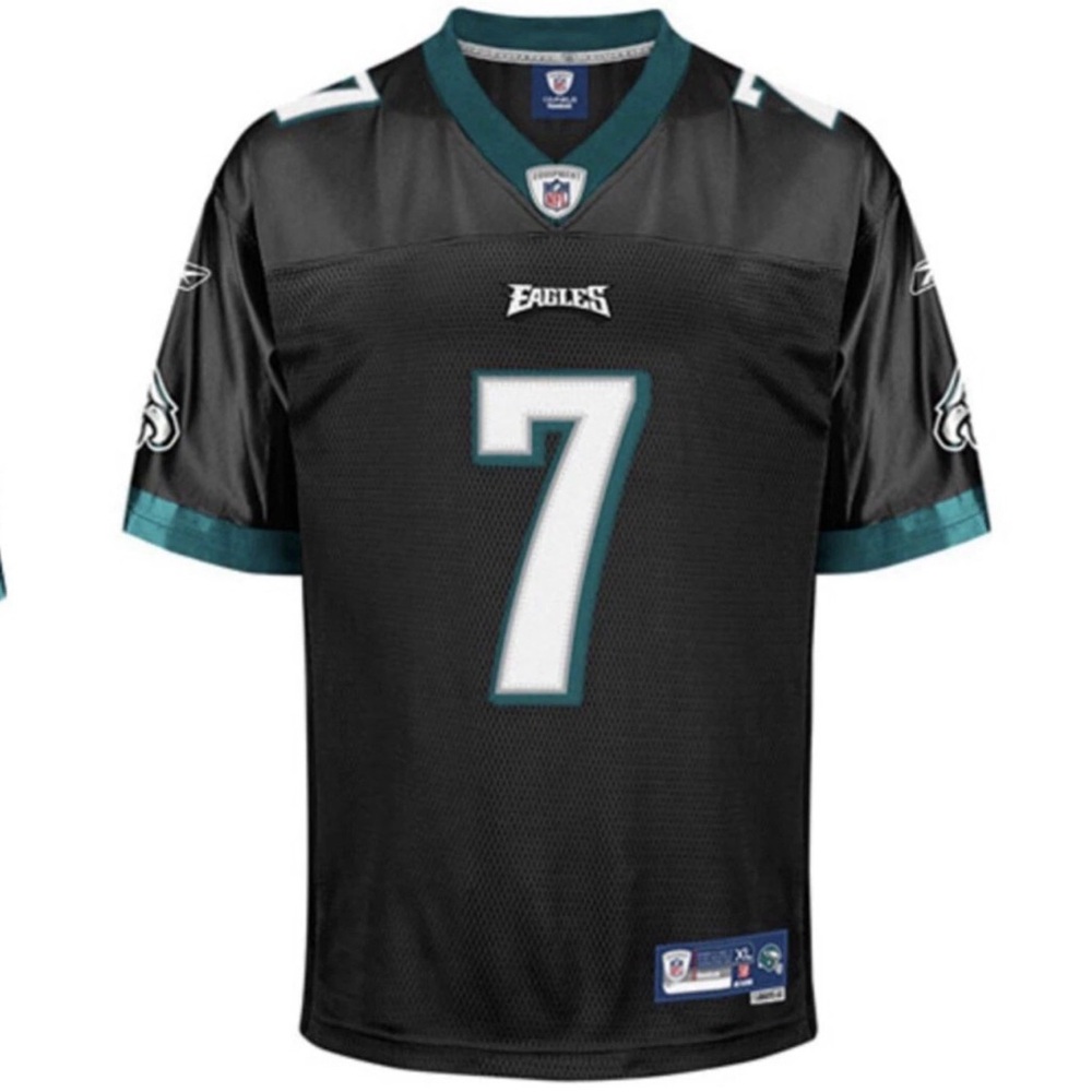 NFL Reebok Michael Vick Philadelphia Eagles Premier Tackle Twill Jersey - Black